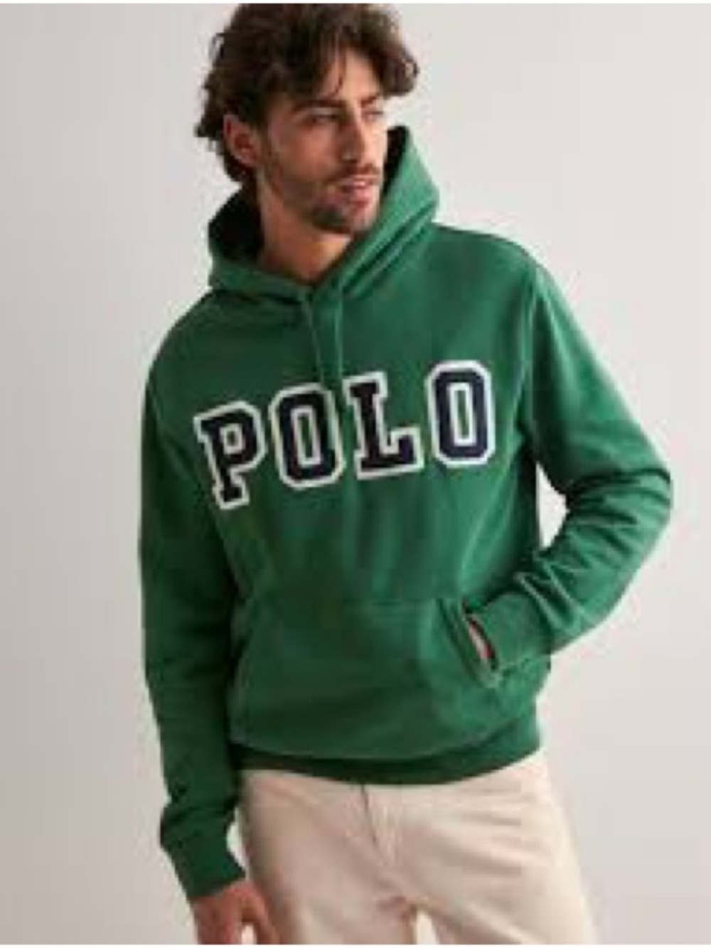 Polo Ralph Lauren Fleece Logo Hoodie Green Men’s XL